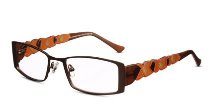 Atwood Brown glasses - Brown - Angle View
