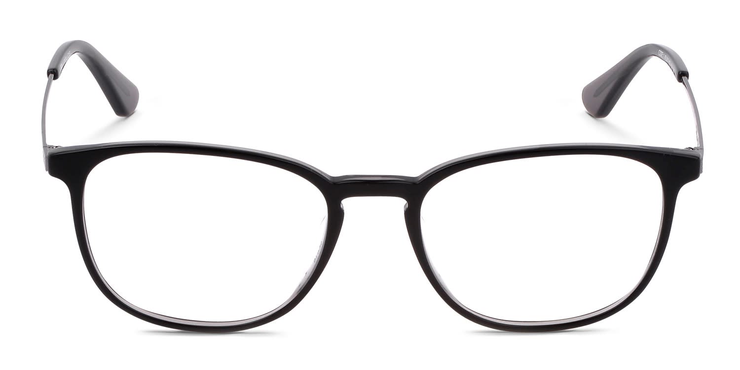 Police Code 1 VPLD07 Black glasses - Black - Frontal View