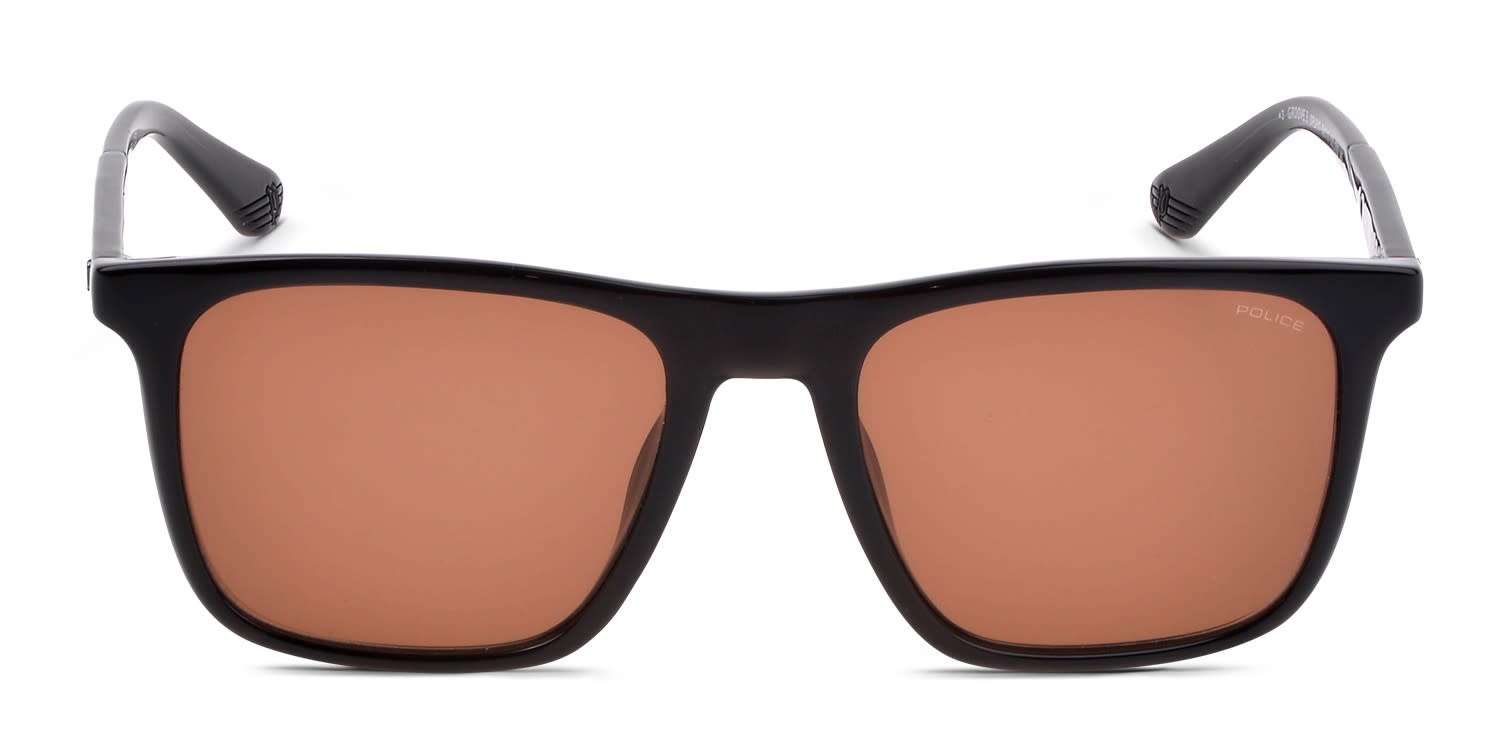 Police Groove 3 SPLF17 Gray glasses - Gray - Frontal View