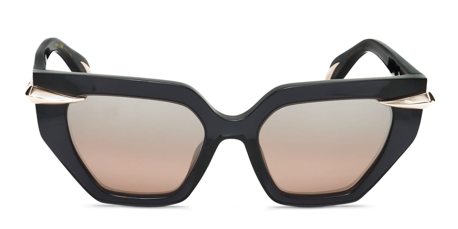 Roberto Cavalli SRC001M Clear, Gray glasses - Clear / Gray - Frontal View