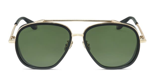 サンディ・ラム クラング・ローズ RCCA-2023 Roberto Cavalli SRC008M pink , gold frame with green lenses