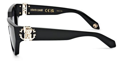 Roberto Cavalli SRC016M Black glasses - Black / Gray - Side View