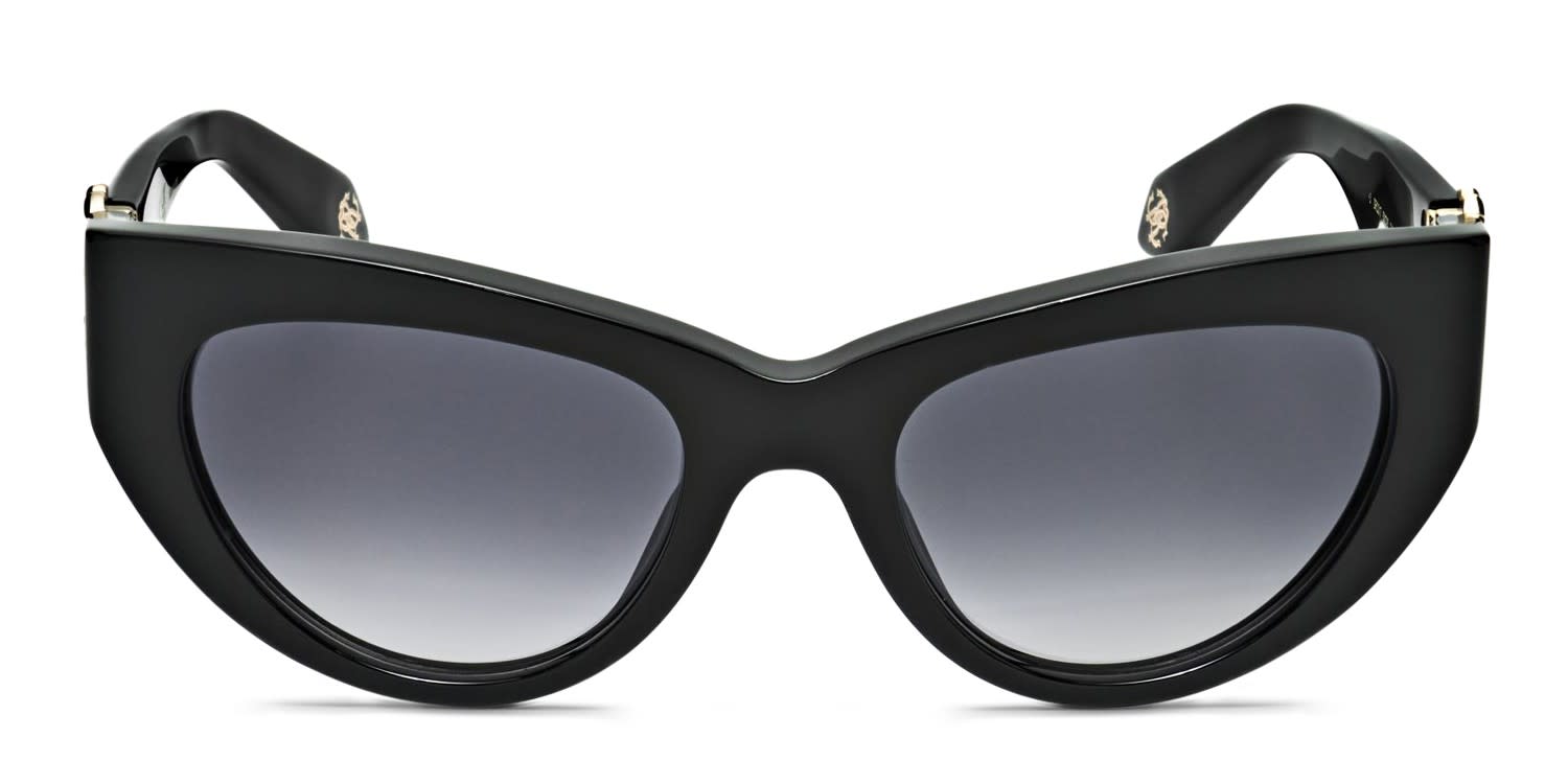 Roberto Cavalli SRC017M Black glasses - Black / Gray - Frontal View