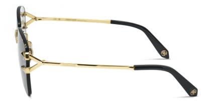 Roberto Cavalli SRC022 Yellow, Gold glasses - Yellow / Gold / Gray - Side View