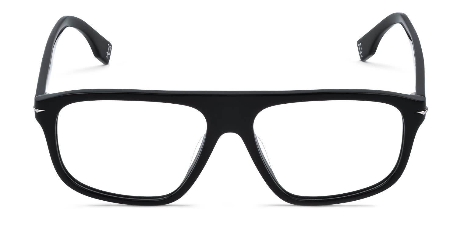 Police Champ 12 VPLQ65 Shiny Black glasses - Shiny Black - Frontal View
