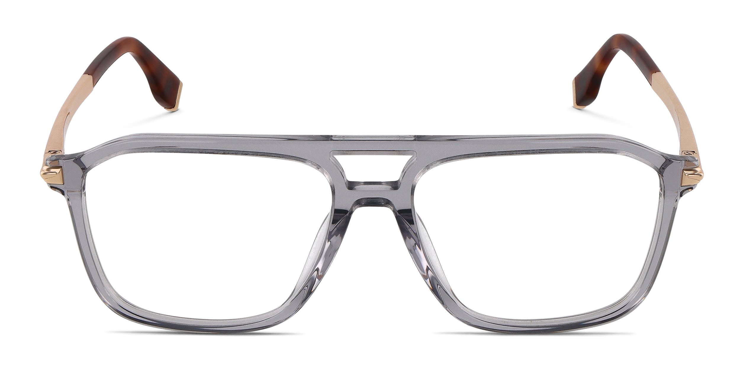 Police Elite 4 VPLU59 Gray, Clear glasses - Gray / Clear - Frontal View