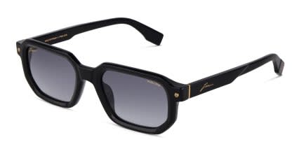 Police x Zac Efron SPLU82 Shiny Black glasses - Shiny Black - Angle View