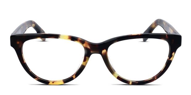 Kenzo KZ50018U Tortoise/Yellow Eyeglasses | Includes FREE Rx Lenses
