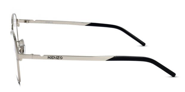 Kenzo KZ50128U Silver Eyeglasses | Includes FREE Rx Lenses