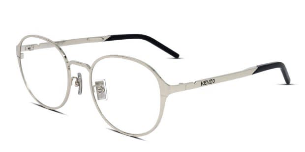Kenzo KZ50128U Silver Eyeglasses | Includes FREE Rx Lenses