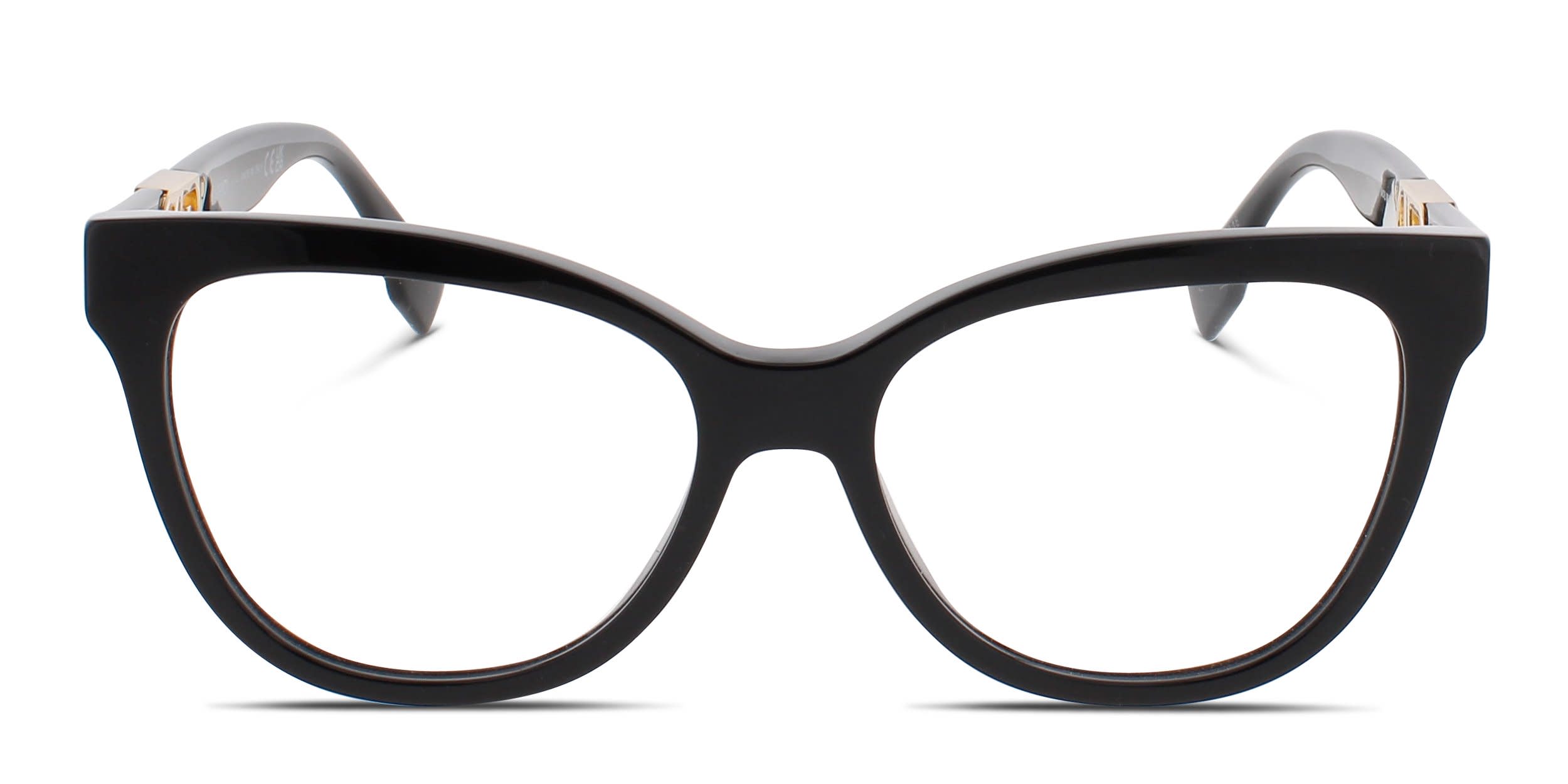 Fendi FE50093I Shiny Black glasses - Shiny Black - Frontal View