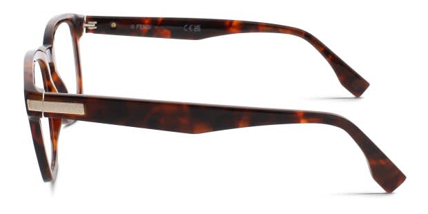 Fendi FE50097I Tortoise, Brown Prescription Eyeglasses