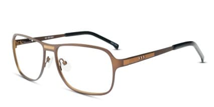 Morrison Brown glasses - Brown - Angle View