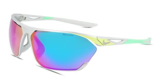 NWT Nike STRATUS-M-DC3407-011 Brushed Silver Shield 76mm Sunglasses Amazon.com: Nike DC3407-011 Stratus Sunglasses Brushed  main image 2