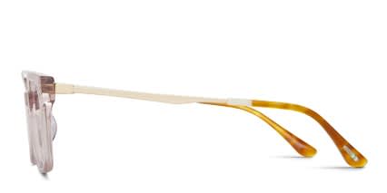 Toms Stella Pink, Clear glasses - Pink / Clear - Side View