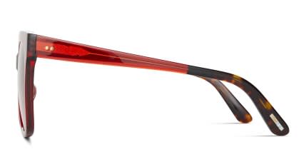 Toms Natasha Red glasses - Red - Side View