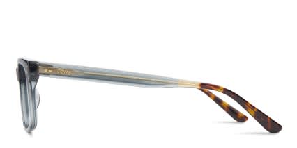 Toms Penn Blue, Clear glasses - Blue / Clear - Side View