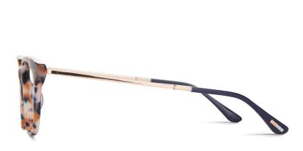 Toms Avah Tortoise, Blue, Pink glasses - Tortoise / Blue / Pink - Side View