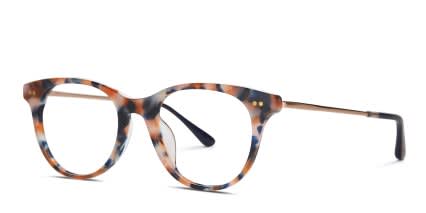 Toms Avah Tortoise, Blue, Pink glasses - Tortoise / Blue / Pink - Angle View