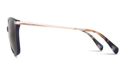Toms Sandela 201 Blue glasses - Blue - Side View