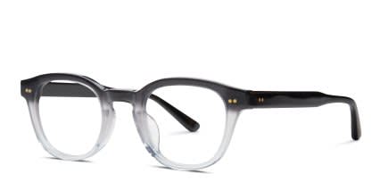 Toms Weston Black, Clear glasses - Black / Clear - Angle View