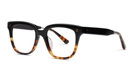 Toms Amelia Black, Tortoise glasses - Black / Tortoise - Angle View