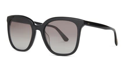 Toms Charmaine Shiny Black glasses - Shiny Black - Angle View