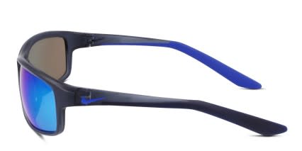 Nike Rabid 22 Gray, Blue glasses - Gray / Blue - Side View