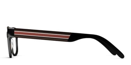 Brampton Dark Tortoise w/Black glasses - Black / Tortoise - Side View