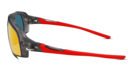 Nike Flyfree Gray, Red glasses - Gray / Red - Side View