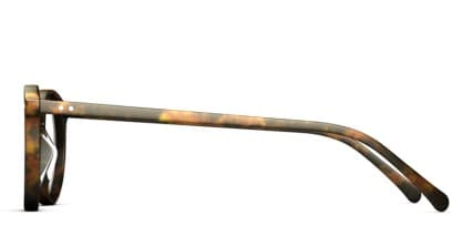 Bateman Tortoise glasses - Tortoise - Side View