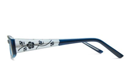 Sofia Blue glasses - Blue - Side View