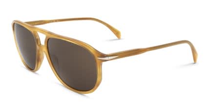 David Beckham DB 1159/S Yellow glasses - Yellow - Angle View