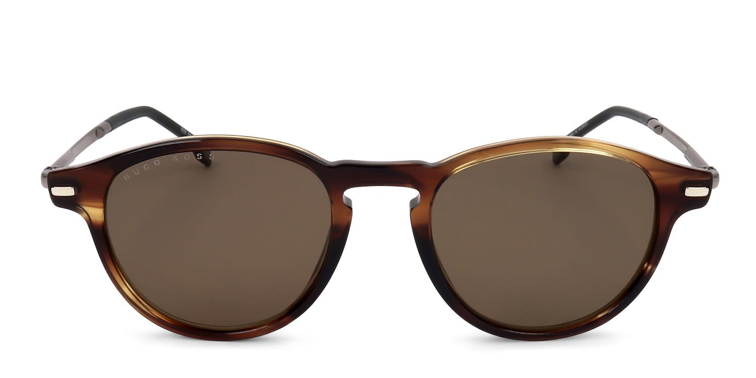 Hugo Boss x Boss 0932 Brown glasses - Brown - Frontal View