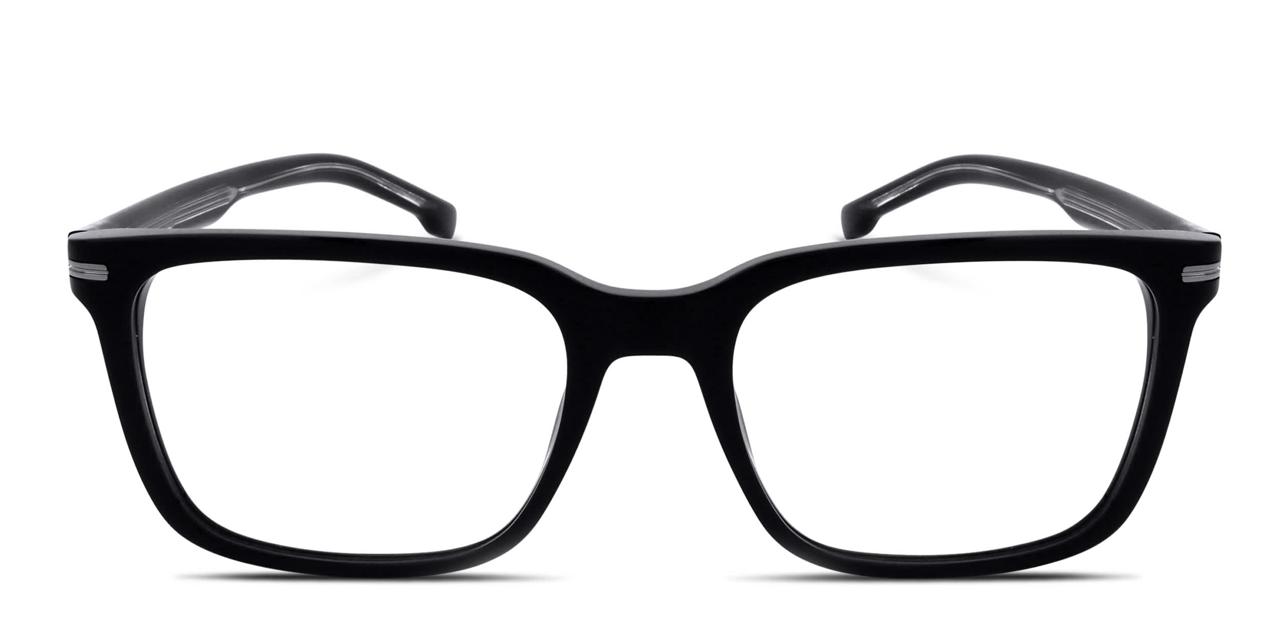 Hugo Boss x Boss 1602/US Shiny Black glasses - Shiny Black - Frontal View