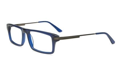 Davis Dark Blue glasses - Blue - Angle View