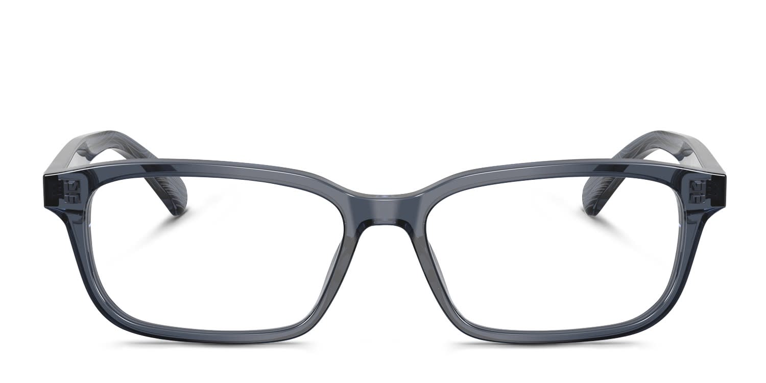 Coach HC6089 Blue/Beige/Glitter Eyeglasses | Includes FREE