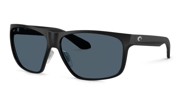 Costa Del Mar 6S9128 Trades black frame with gray lenses. Lenses