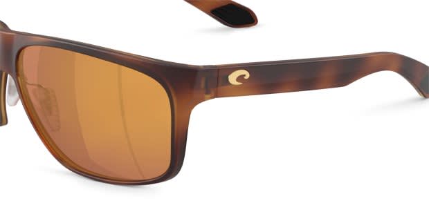 Costa Del Mar 6S9128 Trades tortoise frame with gold mirror lenses