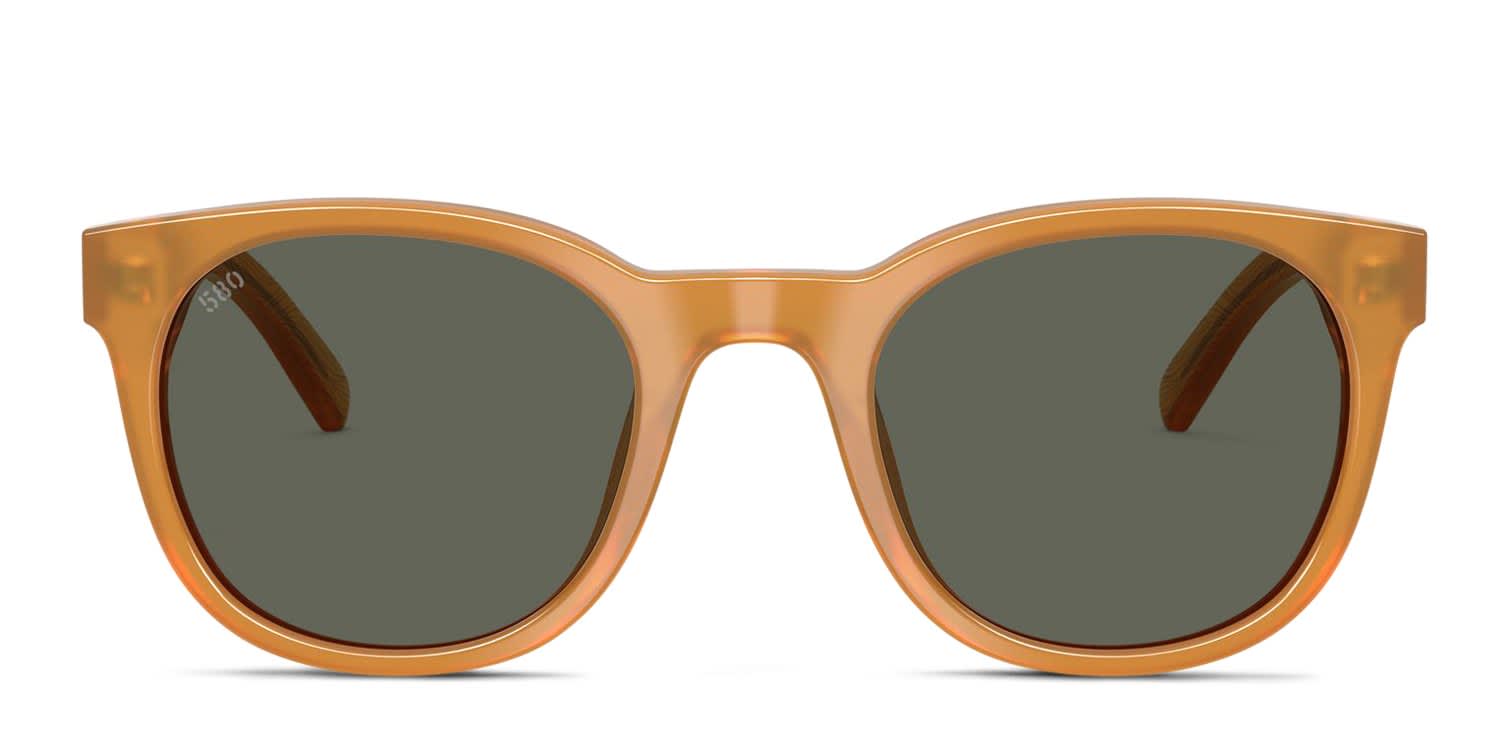 Costa Del Mar 6S2018 Middles Orange, Gray glasses - Orange / Gray - Frontal View