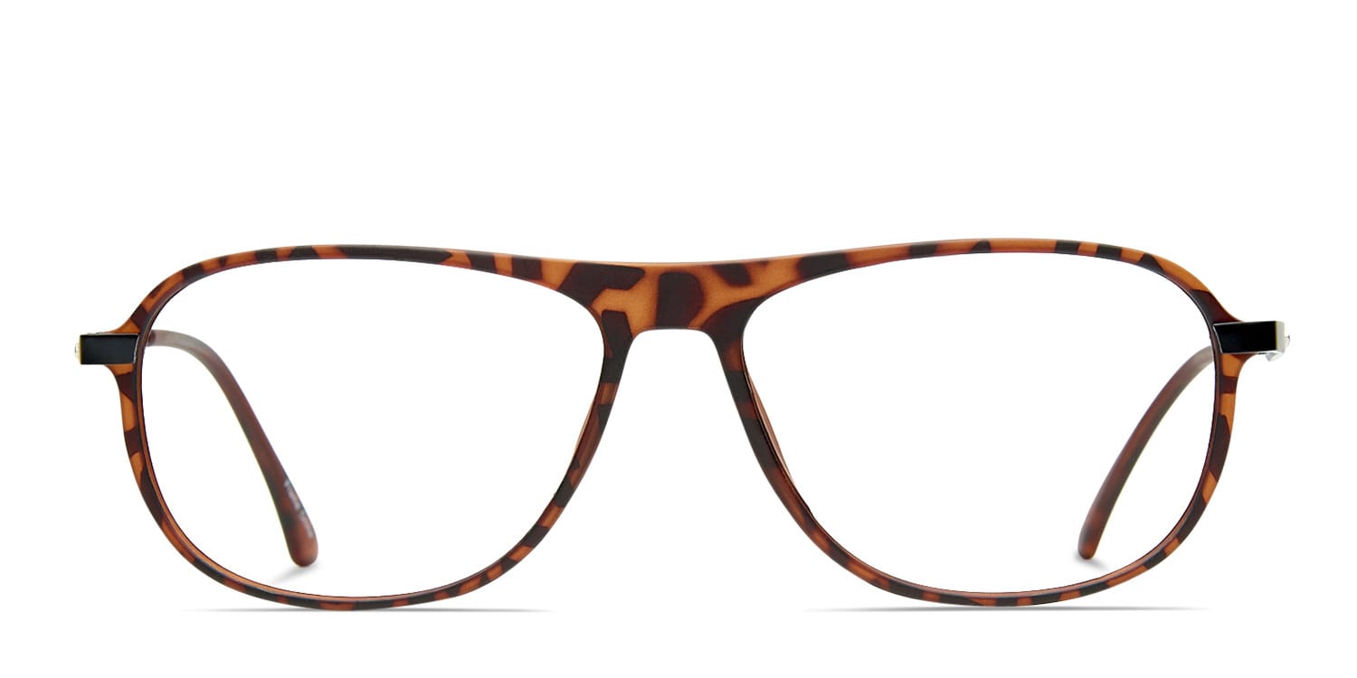Linus Tortoise glasses - Tortoise - Frontal View