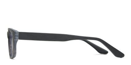 Berlin Gray Wood glasses - Gray - Side View
