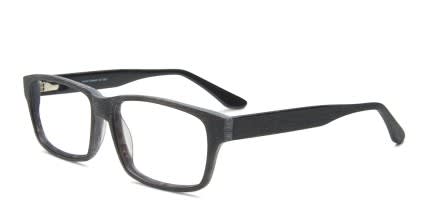 Berlin Gray Wood glasses - Gray - Angle View