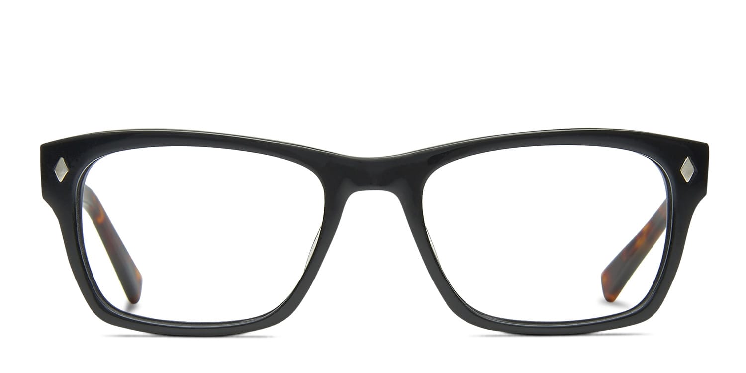Polly Black glasses - Black / Tortoise - Frontal View