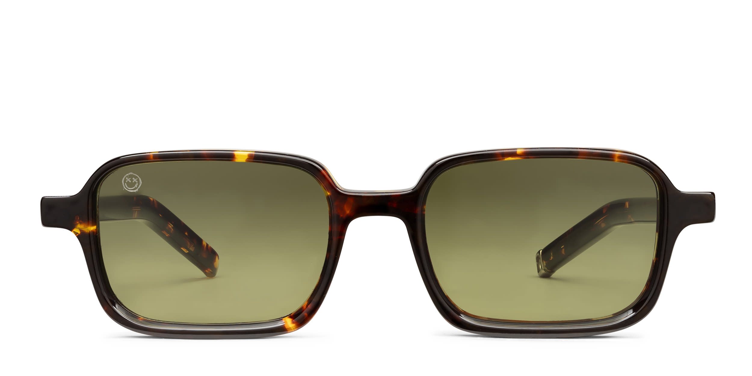 FORK 04AM Tortoise, Green glasses - Tortoise / Green - Frontal View