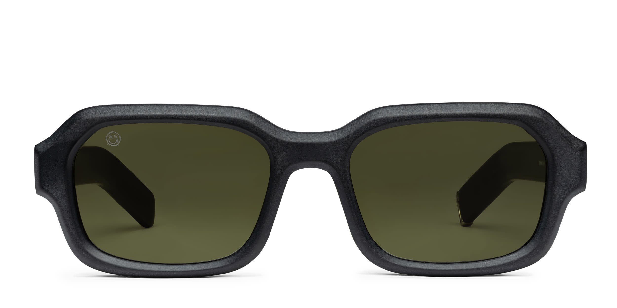 FORK Slow Burn Black glasses - Black - Frontal View