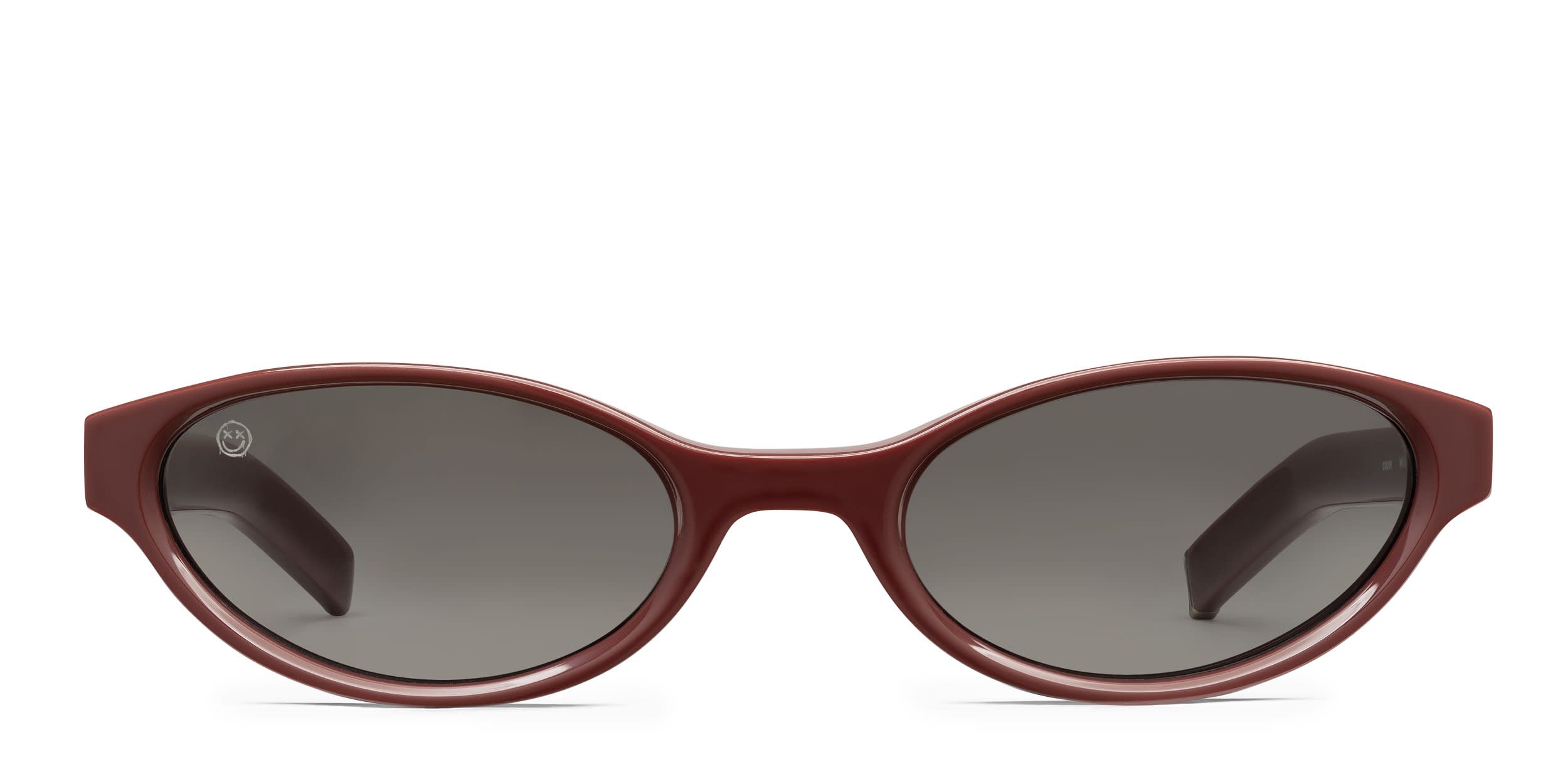 FORK Crush Red, Gray glasses - Red / Gray - Frontal View