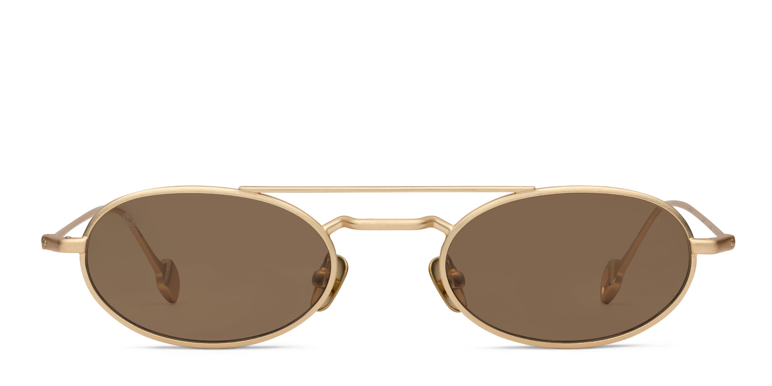 FORK BrakeLight Gold, Brown glasses - Gold / Brown - Frontal View