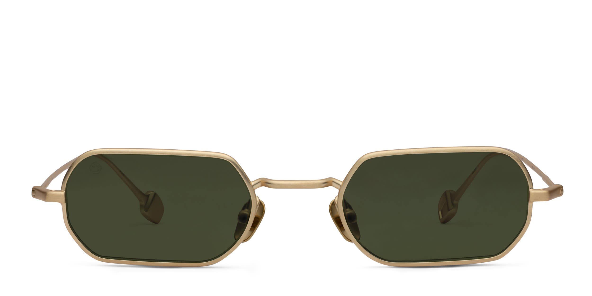 FORK Hex Gold glasses - Gold - Frontal View