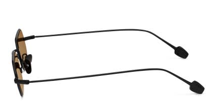 FORK Hex Black, Yellow glasses - Black / Yellow - Side View